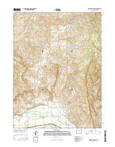 Hooker Mountain Colorado Current topographic map, 1:24000 scale, 7.5 X 7.5 Minute, Year 2016