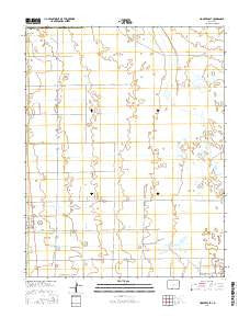 Hooper East Colorado Current topographic map, 1:24000 scale, 7.5 X 7.5 Minute, Year 2016