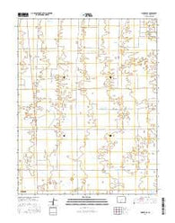 Hooper SE Colorado Current topographic map, 1:24000 scale, 7.5 X 7.5 Minute, Year 2016