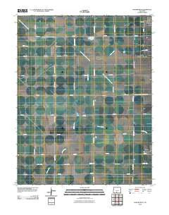 Hooper West Colorado Historical topographic map, 1:24000 scale, 7.5 X 7.5 Minute, Year 2010
