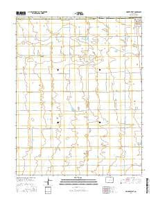 Hooper West Colorado Current topographic map, 1:24000 scale, 7.5 X 7.5 Minute, Year 2016
