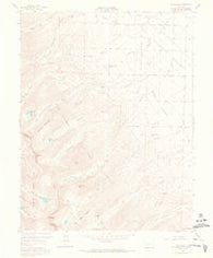Horn Peak Colorado Historical topographic map, 1:24000 scale, 7.5 X 7.5 Minute, Year 1959