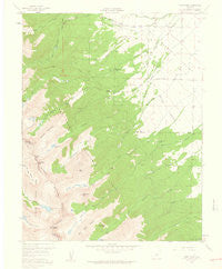 Horn Peak Colorado Historical topographic map, 1:24000 scale, 7.5 X 7.5 Minute, Year 1959