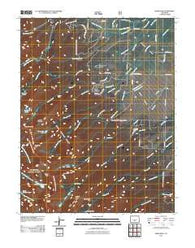 Horn Peak Colorado Historical topographic map, 1:24000 scale, 7.5 X 7.5 Minute, Year 2011