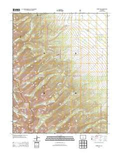 Horn Peak Colorado Historical topographic map, 1:24000 scale, 7.5 X 7.5 Minute, Year 2013