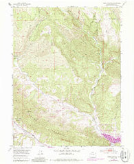 Horse Mountain Colorado Historical topographic map, 1:24000 scale, 7.5 X 7.5 Minute, Year 1952