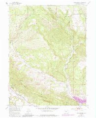 Horse Mountain Colorado Historical topographic map, 1:24000 scale, 7.5 X 7.5 Minute, Year 1952