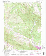 Horse Mountain Colorado Historical topographic map, 1:24000 scale, 7.5 X 7.5 Minute, Year 1952