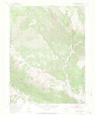 Horse Mountain Colorado Historical topographic map, 1:24000 scale, 7.5 X 7.5 Minute, Year 1952