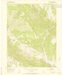 Horse Mountain Colorado Historical topographic map, 1:24000 scale, 7.5 X 7.5 Minute, Year 1952