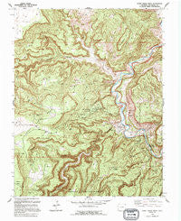 Horse Range Mesa Colorado Historical topographic map, 1:24000 scale, 7.5 X 7.5 Minute, Year 1994