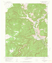 Horse Range Mesa Colorado Historical topographic map, 1:24000 scale, 7.5 X 7.5 Minute, Year 1960
