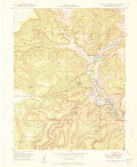 Horse Range Mesa Colorado Historical topographic map, 1:24000 scale, 7.5 X 7.5 Minute, Year 1950