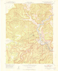 Horse Range Mesa Colorado Historical topographic map, 1:24000 scale, 7.5 X 7.5 Minute, Year 1950