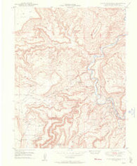 Horse Range Mesa Colorado Historical topographic map, 1:24000 scale, 7.5 X 7.5 Minute, Year 1948