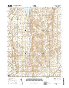 Horse Creek Colorado Current topographic map, 1:24000 scale, 7.5 X 7.5 Minute, Year 2016