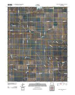Horse Creek Springs Colorado Historical topographic map, 1:24000 scale, 7.5 X 7.5 Minute, Year 2010
