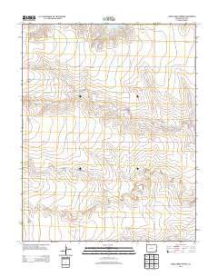 Horse Creek Springs Colorado Historical topographic map, 1:24000 scale, 7.5 X 7.5 Minute, Year 2013