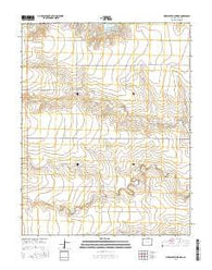 Horse Creek Springs Colorado Current topographic map, 1:24000 scale, 7.5 X 7.5 Minute, Year 2016