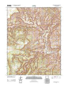 Horse Range Mesa Colorado Historical topographic map, 1:24000 scale, 7.5 X 7.5 Minute, Year 2013