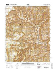 Horse Range Mesa Colorado Current topographic map, 1:24000 scale, 7.5 X 7.5 Minute, Year 2016