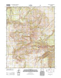 Horsefly Peak Colorado Historical topographic map, 1:24000 scale, 7.5 X 7.5 Minute, Year 2013