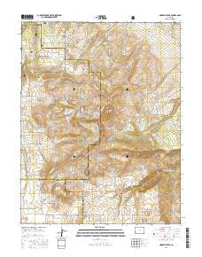 Horsefly Peak Colorado Current topographic map, 1:24000 scale, 7.5 X 7.5 Minute, Year 2016