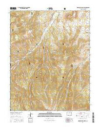 Horseshoe Mountain Colorado Current topographic map, 1:24000 scale, 7.5 X 7.5 Minute, Year 2016