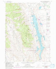 Horsetooth Reservoir Colorado Historical topographic map, 1:24000 scale, 7.5 X 7.5 Minute, Year 1962