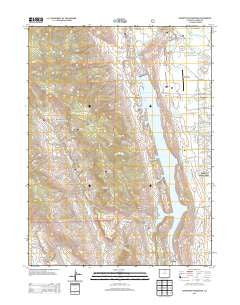 Horsetooth Reservoir Colorado Historical topographic map, 1:24000 scale, 7.5 X 7.5 Minute, Year 2013