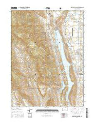 Horsetooth Reservoir Colorado Current topographic map, 1:24000 scale, 7.5 X 7.5 Minute, Year 2016