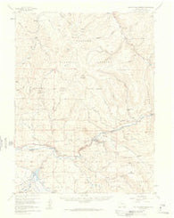 Hot Sulphur Spring Colorado Historical topographic map, 1:62500 scale, 15 X 15 Minute, Year 1957