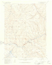 Hot Sulphur Spring Colorado Historical topographic map, 1:62500 scale, 15 X 15 Minute, Year 1957