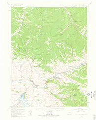 Hot Sulphur Springs Colorado Historical topographic map, 1:62500 scale, 15 X 15 Minute, Year 1957