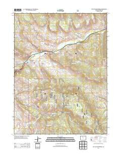 Hot Sulphur Springs Colorado Historical topographic map, 1:24000 scale, 7.5 X 7.5 Minute, Year 2013