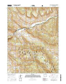 Hot Sulphur Springs Colorado Current topographic map, 1:24000 scale, 7.5 X 7.5 Minute, Year 2016