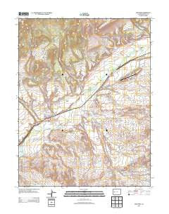 Hotchkiss Colorado Historical topographic map, 1:24000 scale, 7.5 X 7.5 Minute, Year 2013