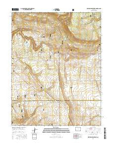 Hotchkiss Reservoir Colorado Current topographic map, 1:24000 scale, 7.5 X 7.5 Minute, Year 2016