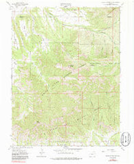 Housetop Mountain Colorado Historical topographic map, 1:24000 scale, 7.5 X 7.5 Minute, Year 1962