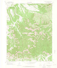 Housetop Mountain Colorado Historical topographic map, 1:24000 scale, 7.5 X 7.5 Minute, Year 1962