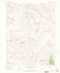 Houston Gulch Colorado Historical topographic map, 1:24000 scale, 7.5 X 7.5 Minute, Year 1962