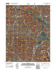 Houston Gulch Colorado Historical topographic map, 1:24000 scale, 7.5 X 7.5 Minute, Year 2011