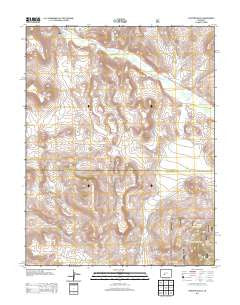Houston Gulch Colorado Historical topographic map, 1:24000 scale, 7.5 X 7.5 Minute, Year 2013