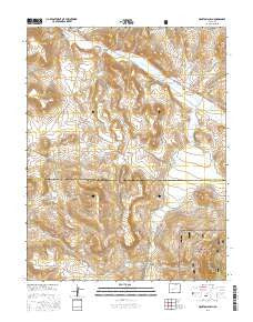 Houston Gulch Colorado Current topographic map, 1:24000 scale, 7.5 X 7.5 Minute, Year 2016