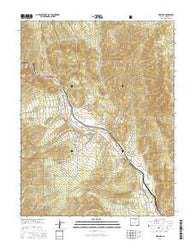 Howard Colorado Current topographic map, 1:24000 scale, 7.5 X 7.5 Minute, Year 2016