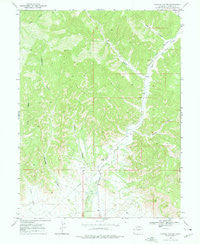 Howard Canyon Colorado Historical topographic map, 1:24000 scale, 7.5 X 7.5 Minute, Year 1968