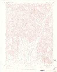 Howard Canyon Colorado Historical topographic map, 1:24000 scale, 7.5 X 7.5 Minute, Year 1968