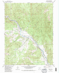 Howard Colorado Historical topographic map, 1:24000 scale, 7.5 X 7.5 Minute, Year 1981