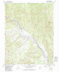 Howard Colorado Historical topographic map, 1:24000 scale, 7.5 X 7.5 Minute, Year 1981