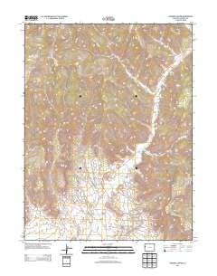 Howard Canyon Colorado Historical topographic map, 1:24000 scale, 7.5 X 7.5 Minute, Year 2013